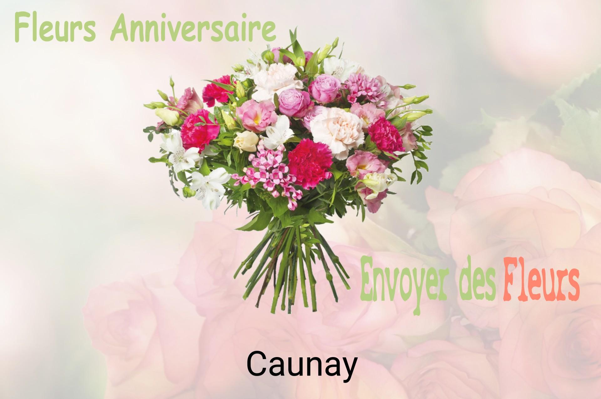 Bouquet de fleurs d’anniversaire livré à Caunay